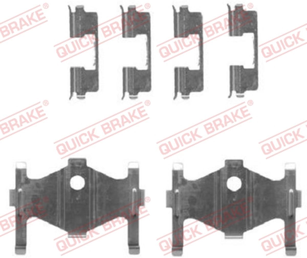 Zubehörsatz, Scheibenbremsbelag QUICK BRAKE 109-1710