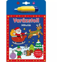 Der magische Stift: Weihnachtsmann Malbuch