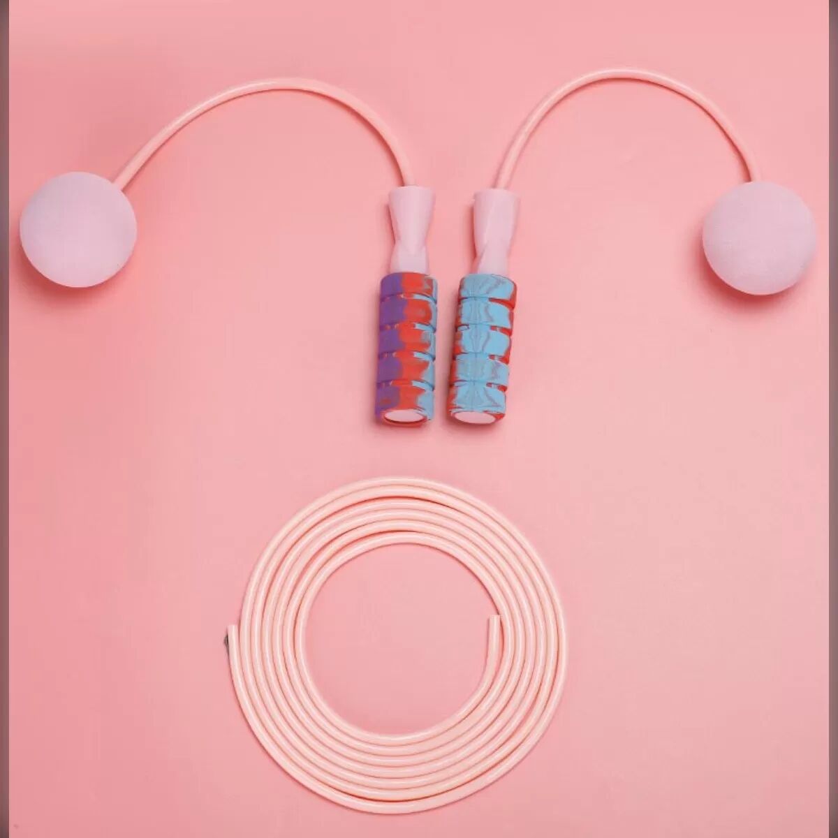 INF 2-in-1 Kabel- und kabelloses Springseil — Leichtes TPE, verstellbare Länge, seillose Gewichtskugeln für Home-Cardio und