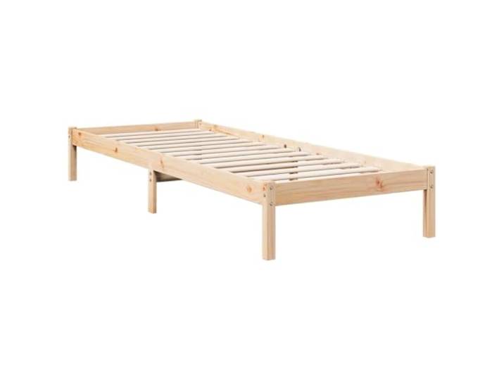 KTHLBRH Extra langes Bett aus Kiefernholz, 80 x 210 cm Lattenrost im Lieferumfang enthalten, Matratze nicht im Lieferumfang enthalten, Montage erforderlich, stabile Beine