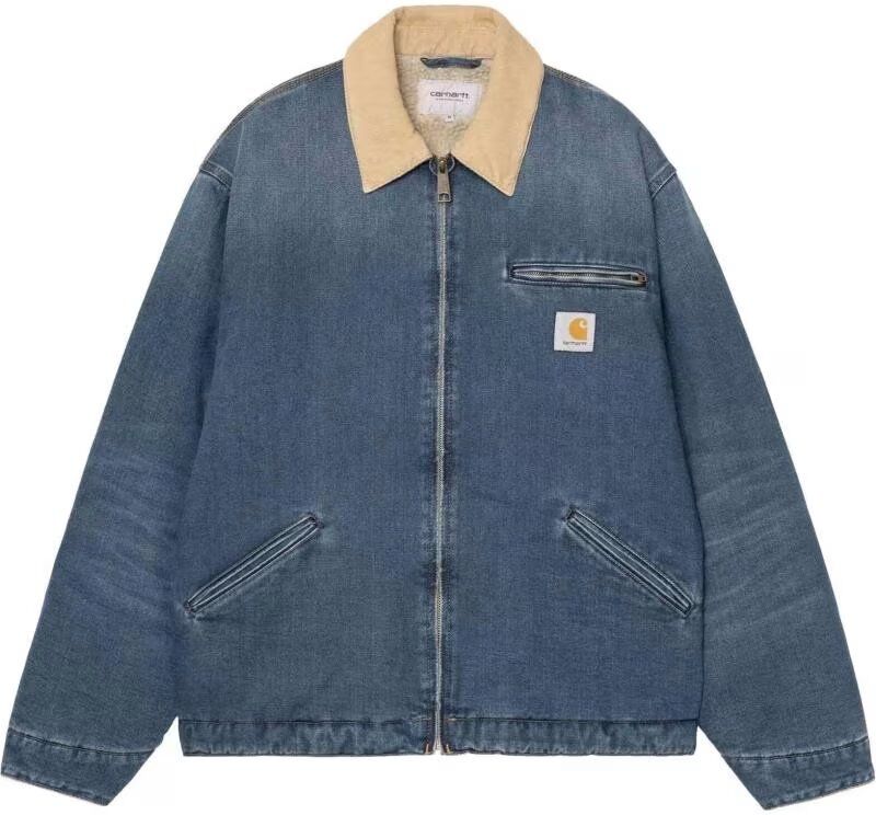 Chaqueta Carhartt Wip Og Detroit I0358782xn4l Azul S Hombre