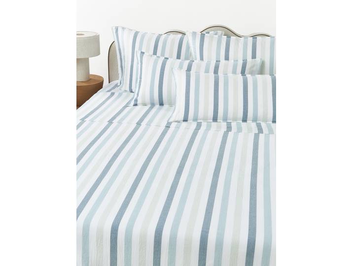 Drap plat en coton Harriet