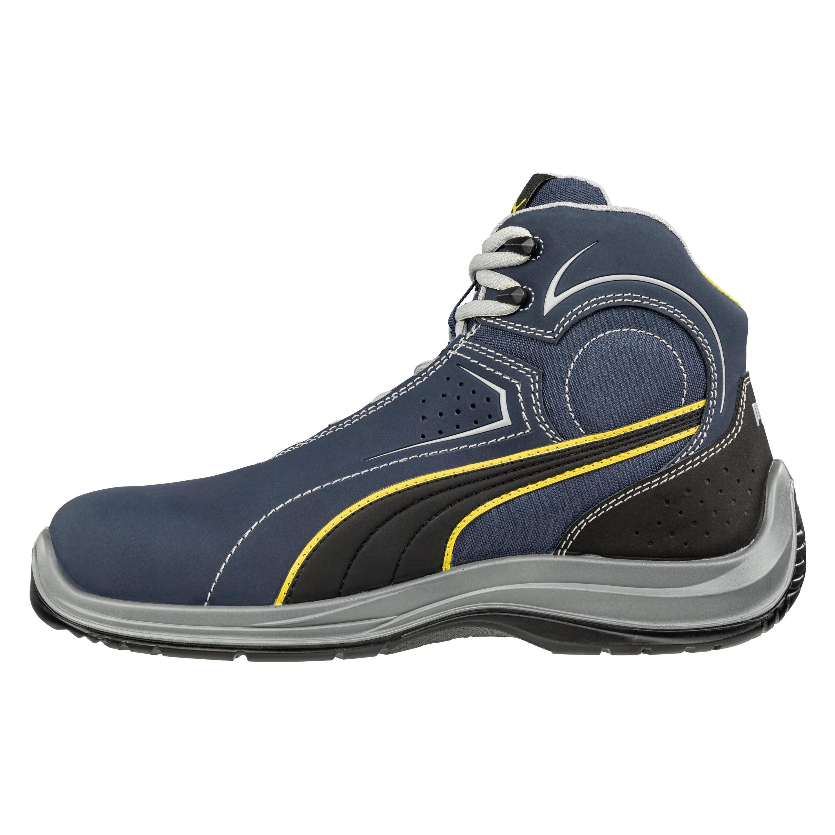 Puma Safety TOURING BLUE MID SB E P WRU FO SRC 632630300000040 Sicherheitsstiefel SB Schuhgrösse (E (SB, 40) (4051428097284)