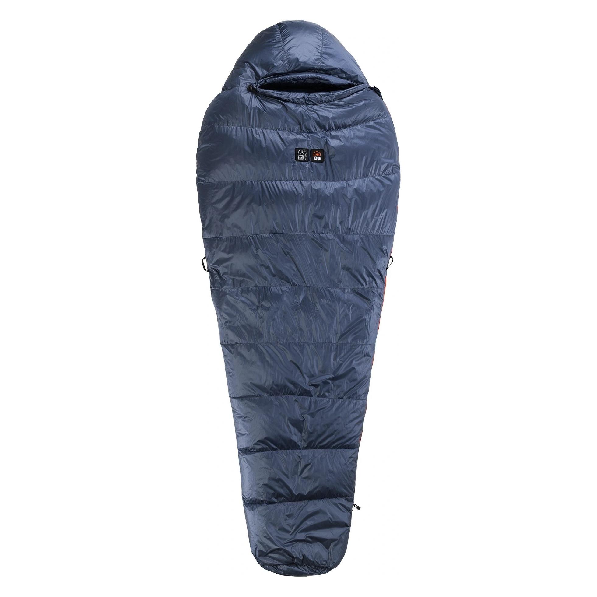 No Name Śpiwór puchowy 8a x Małachowski Traveller 650 L (177-188 cm) - navy rozmiar: lewy (177 cm) (735770)