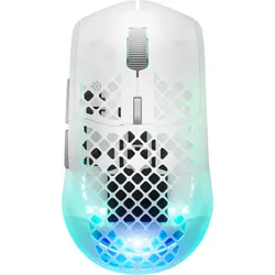 Steelseries Aerox 3 Gen 2 Ghost Gaming Maus kabellose, ultraleichte Gaming Maus mit 200 Stunden Akkulaufzeit und 26.000 dpi