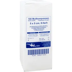 Mullkompressen 5x5cm Unsteril 8-Fach 100 ST