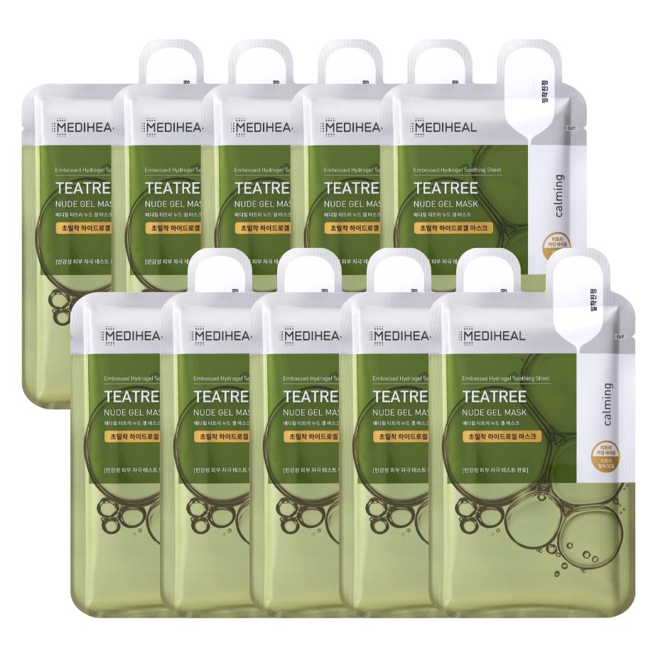 Mediheal - Teatree Nude Gel Mask - 10 pcs. (370 g) (MEH-00041)