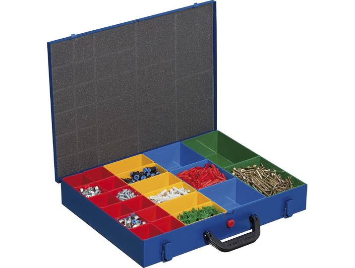 allit 454120 allit mallette métallique pour petites pièces EuroPlus Pro M 44H-23\, bleue