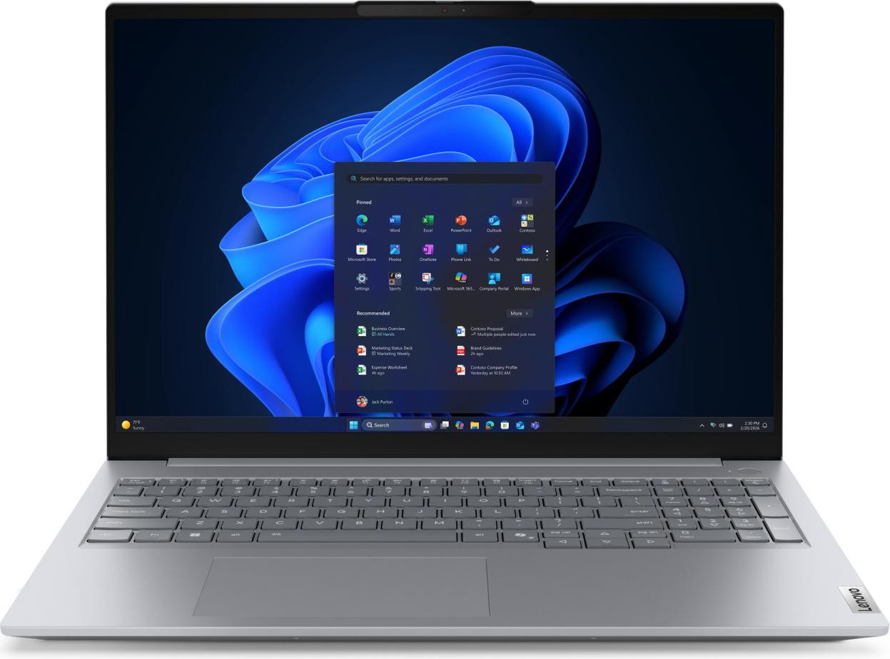 Lenovo ThinkBook 16 G9 AHP Laptop met AMD Ryzen 7, 16 inch, 16 GB RAM, 512 GB SSD