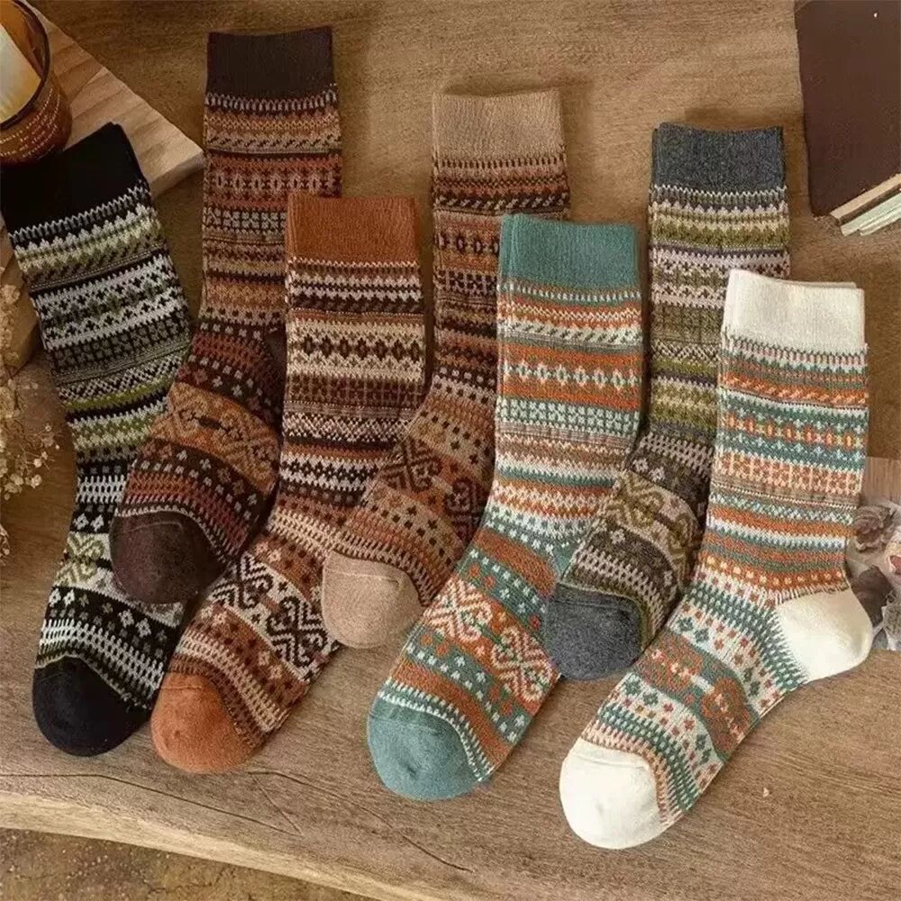 INF Lot de 7 paires de chaussettes en polyester - Multicolores, confortables et élégantes