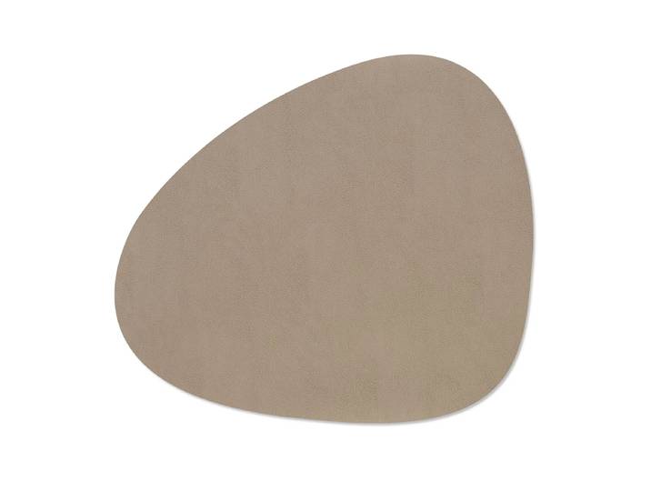 Lind DNA - Tischset Curve L, Serene mole grau