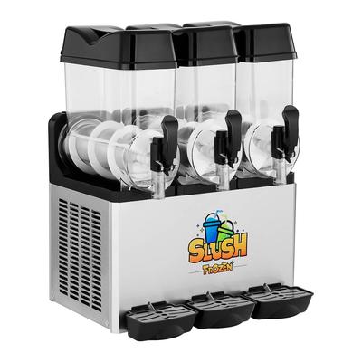 Helloshop26 - Slush-Eis-Maschine 3 x 12 Liter LED Leistung: 600 Watt Motor