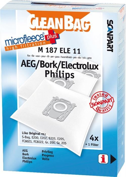 Scanpart Sacos de Aspirador  M187ELE11