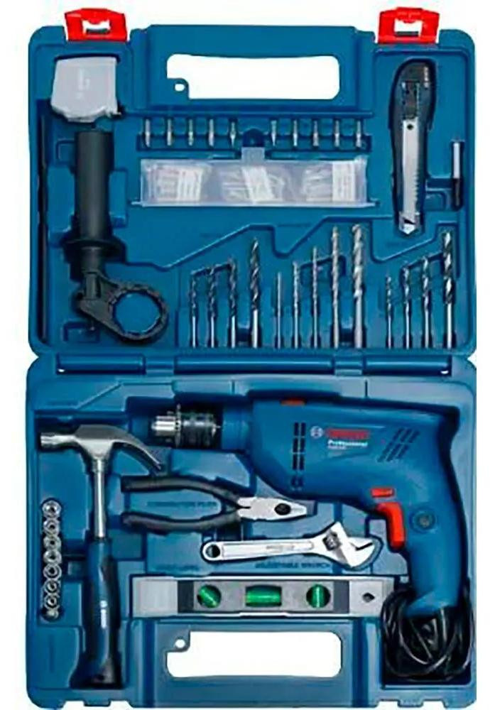 Bosch GSB 600 Professional schroefboormachine met slagfunctie, blauw