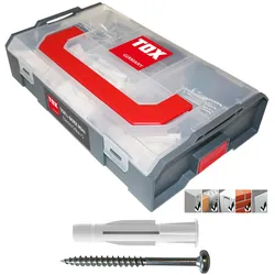 TOX L-Boxx Mini Electro TRIKA Dübel- und Schrauben-Sortiment 232 tlg.