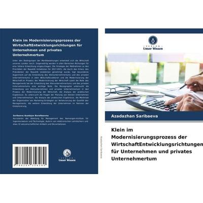 Klein im Modernisierungsprozess der WirtschaftEntwicklungsrichtungen für Unternehmen und privates Unternehmertum, Taschenbuch von Azadazhan Saribaeva,