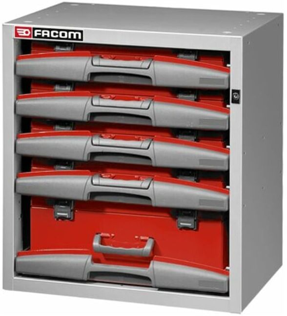 Facom Regal klein hoch 5 Schubladen lose F50000024)