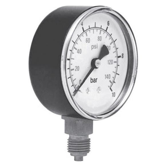 ICH Manometer 301.40.10 Anschluss (Manometer): Unterseite 0 bis 10 bar Aussengew (301.40.10)