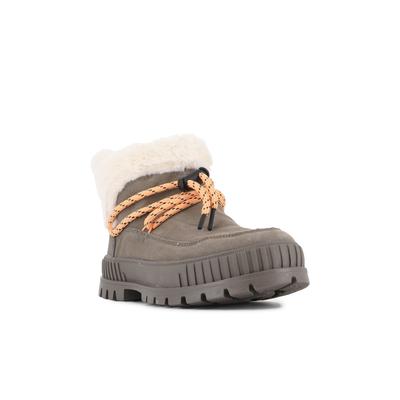 Winterboots PALLADIUM "PALLASHOCK LO HIVER", Damen, Gr. 41, braun (rocks), Leder, Schuhe Winterboots, Winterschuhe, Winterstiefel, Snowboots