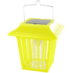 Weitech Multifunktions-Solarlaterne mit LED UV Insektenvernichter - gelb