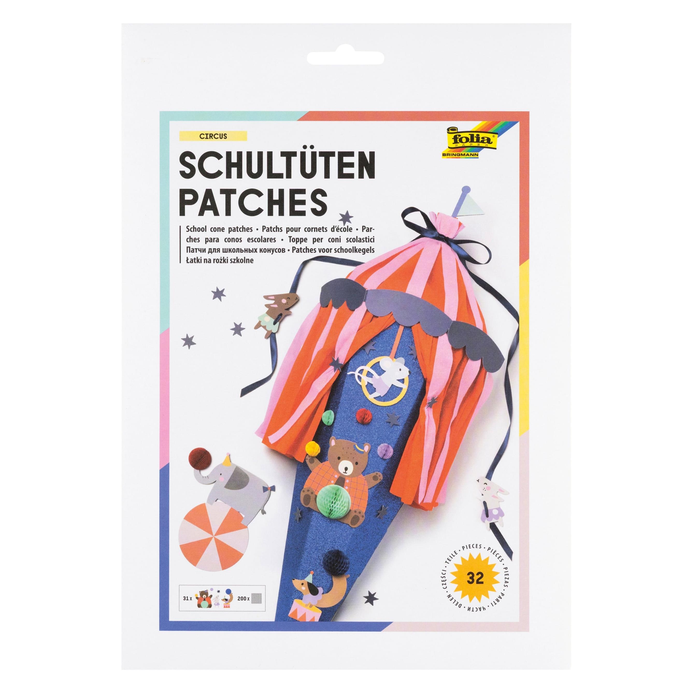 Folia Schultüten Patches "circus", 32 Teile (1x) (70694132)