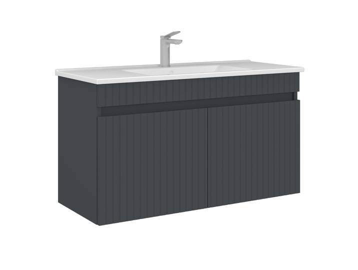 Meuble Vasque Tivoli 100 - 100 x 45 x 57 cm - Matte Anthracite