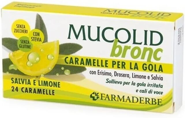Farmaderbe Mucolid Limon Caramelos 24 Uds