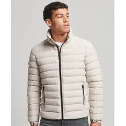 Superdry für Herren. M5011757A Steppjacke mit Fuji-Print grau (L), Lässig, Recyceltes Polyester, Nachhaltig