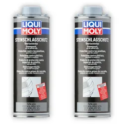 2x Steinschlagschutz LIQUI MOLY 6106 Beschichtungsmasse Korrosion Schutz 1L