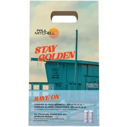 600ml Paul Mitchell Stay Golden Duo Forever Blonde (Shampoo 300ml + Conditioner 300ml)