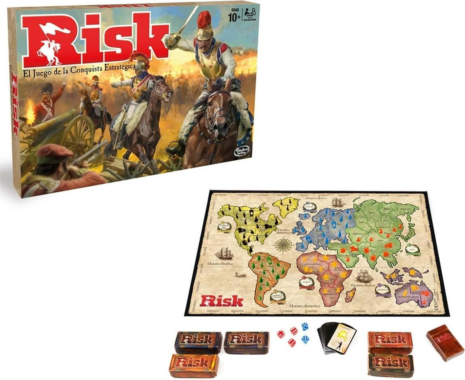Hasbro Gaming Risk spel voor kinderen vanaf 10 jaar