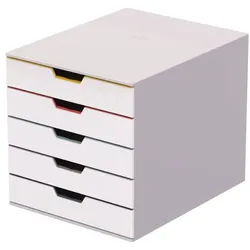 Durable Schubladenbox »Varicolor® Mix 5« weiß, 28x29.2x35.6 cm