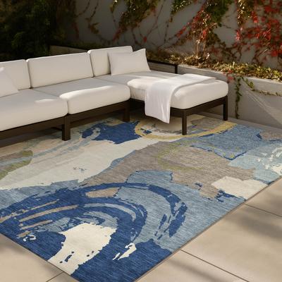 Addison Rugs Machine Washable Indoor/ Outdoor Modern Limon Chantille Rug