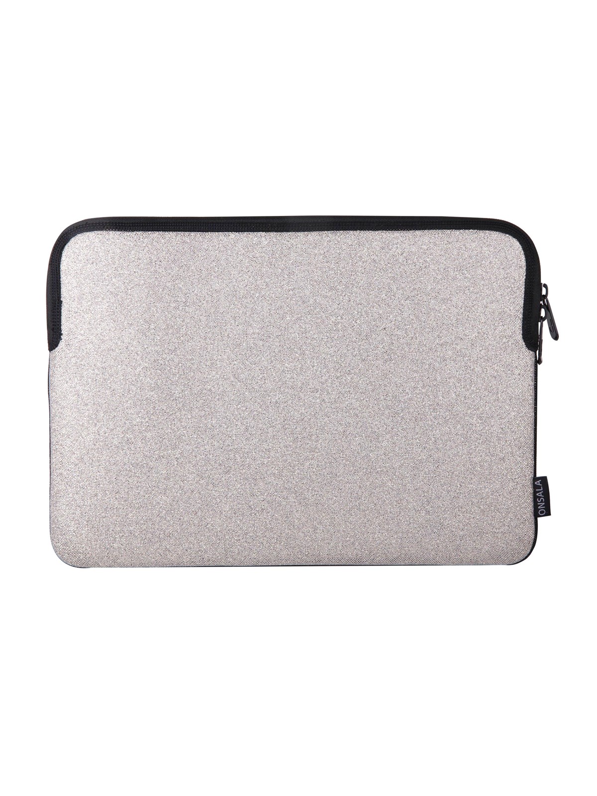 ONSALA Laptop Sleeve Glitter 13/14" Silver