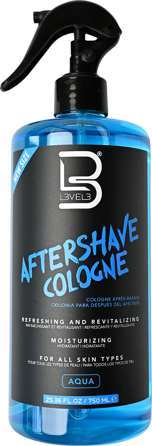 L3VEL3 Aftershave Cologne Aqua 750 ml LV30227