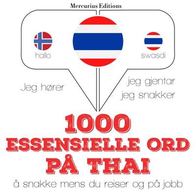 1000 essensielle ord på thai - JM Gardner, Audio, 9782821124370