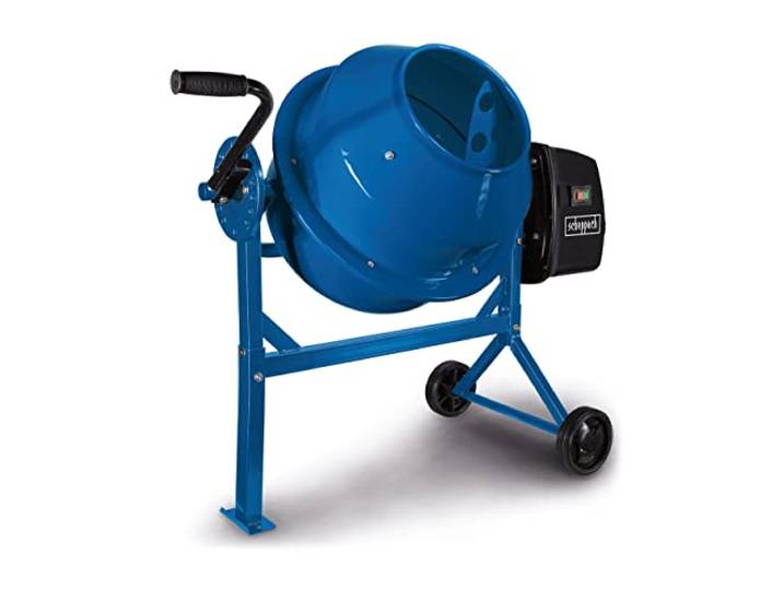 Scheppach Bétonnière MIX65 Puissance 550 W Tension 230 V Capacité 65L 27\,5 tour/min
