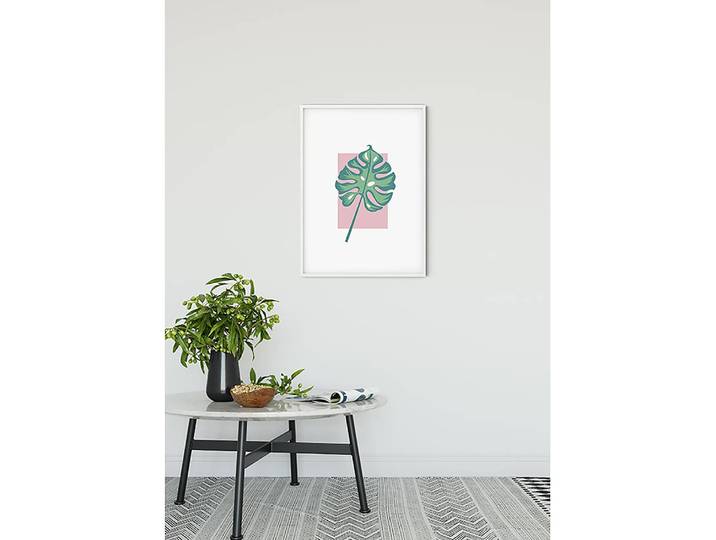 Wandbild Minnie Mouse Leaf 50 x 70cm Multicolor