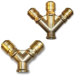 Druckluftverteiler 3/8 mit Kupplungen"