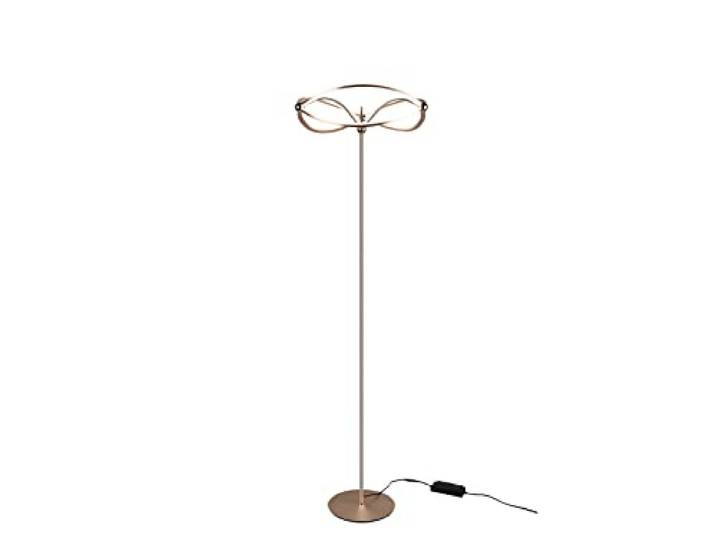 Trio Leuchten Charivari 421210108 Lampadaire LED 31 W en métal laiton mat avec variateur d'intensité