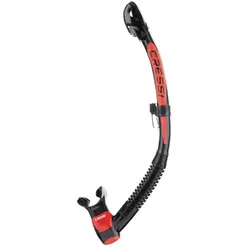 Cressi - Itaca Ultra Dry - Schnorchel - Farbe: Black/Red