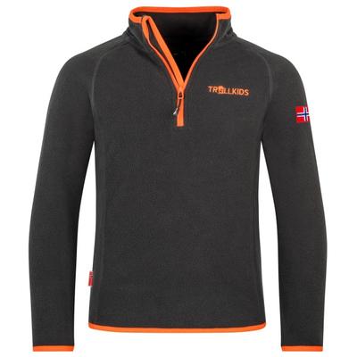 Trollkids - Kid's Nordland Half Zip - Fleecepullover Gr 98 schwarz
