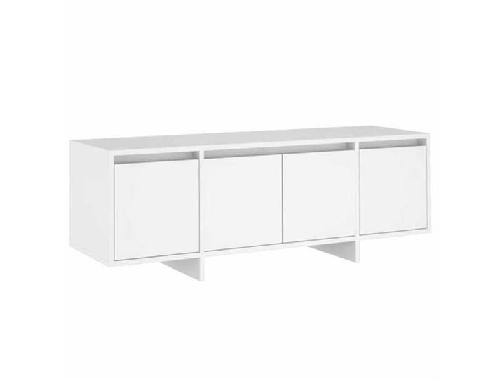 Remise Meuble de télévision - Blanc - Meuble TV classique - Blanc - 120x30x40 5cm - Bois d'ingénierie_ami70b