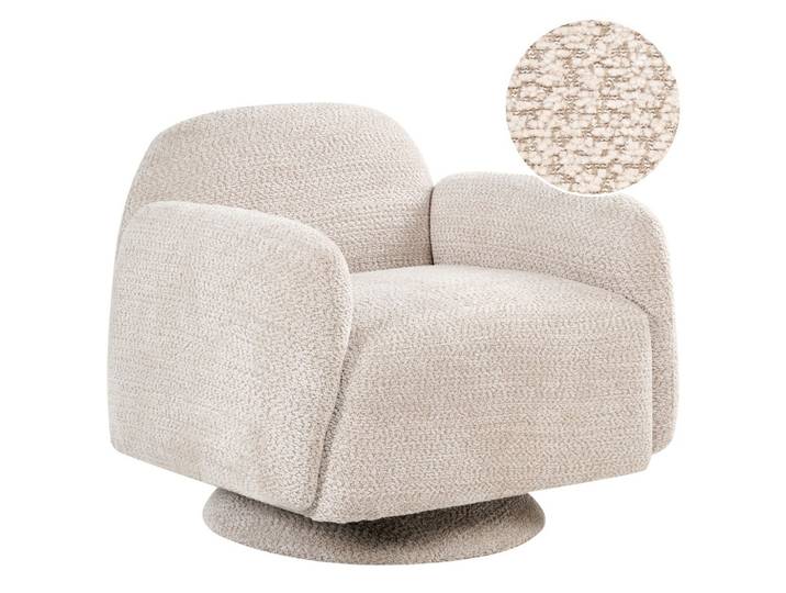 DREHSESSEL Stoff Beige Aapua