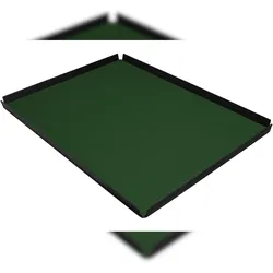 Stil Casa, Set 6 Tabletts pro Hotelzimmer, Innenraum aus gepaart Polyurethan, 51,5x39,5 cm, Farbe grün.