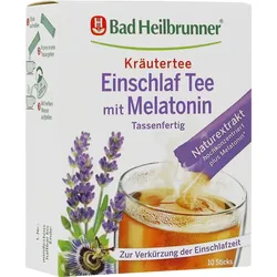 Bad Heilbrunner Einschlaf Tee mit Melatonin 10 G