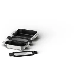Neff Kochgeschirr-Set, Z9403FF0, Pfanne + Kochtopf, Silber