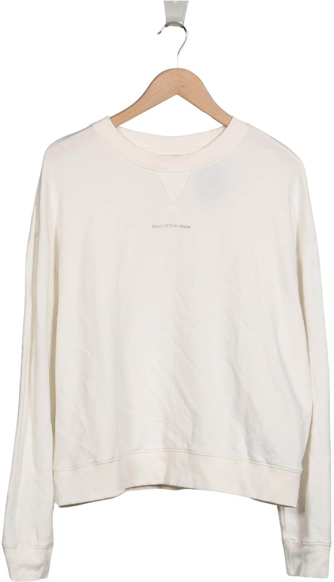 Marc O' Polo Sweater, Cremeweiß, Gr. L, Baumwolle - Second Hand