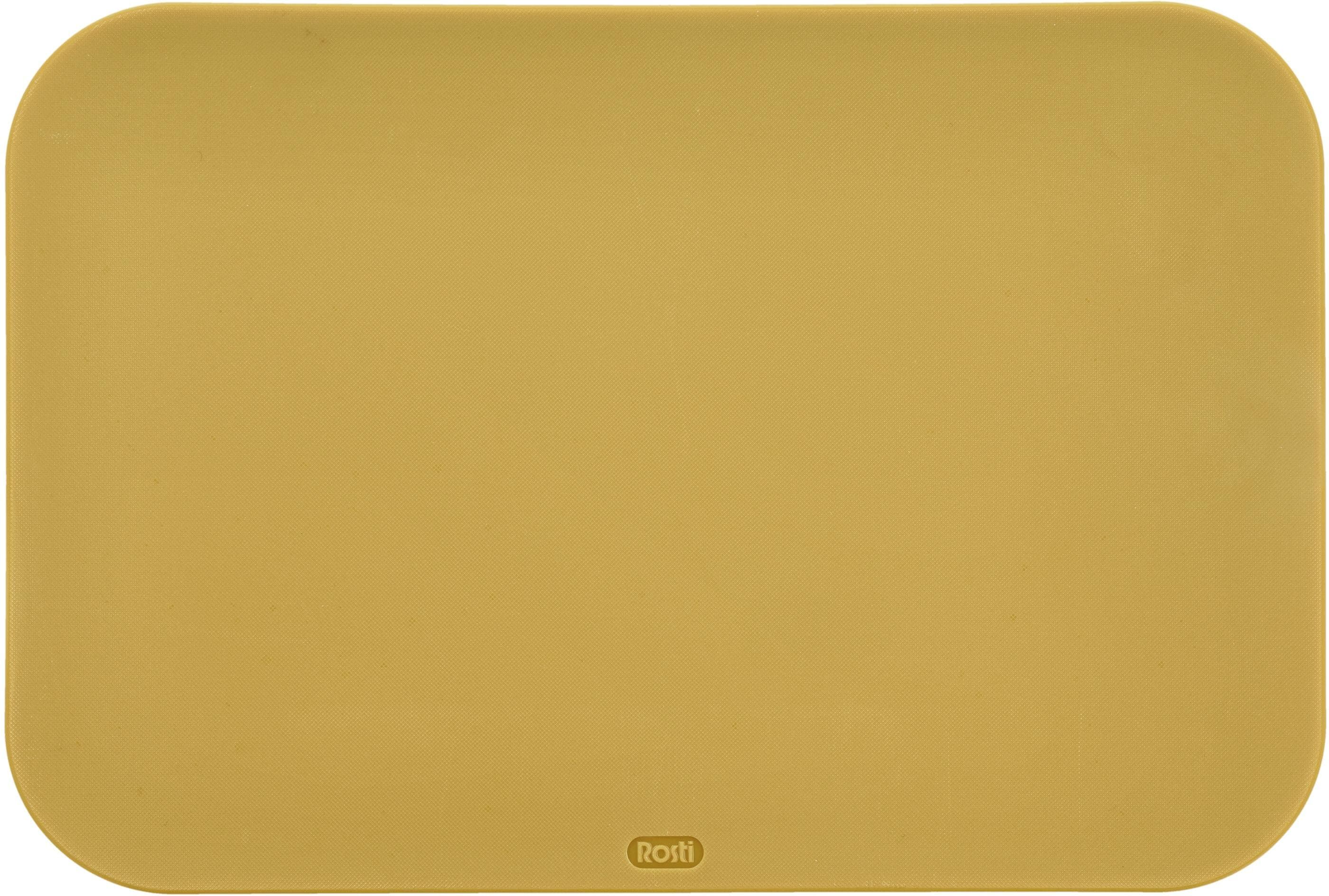 Schneidebrett "Rosti Choptima M 30,5 cm x 20,5 cm", gelb (curry), B:30,5cm H:1cm, Kunststoff, Schneidebretter, Schneidebrett curry B/H/L: 30,5cm x 1cm