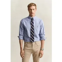 Gant für Herren. 3000200 Oxford-Hemd Regular Fit himmelblau (S), Lässig, Baumwolle, Klassisch, Langarm